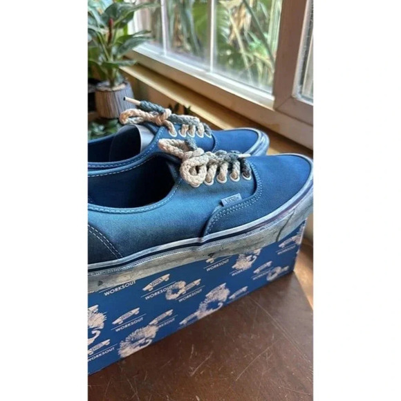Vans Vault Worksout Indigo Size 10 Men's Shoes Blue OG Authentic LX RARE - Picture 1 of 8